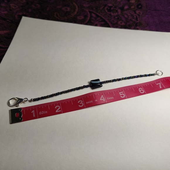 Botswana Agate & Seed Bead Handmade Bracelet - Picture 6 of 9